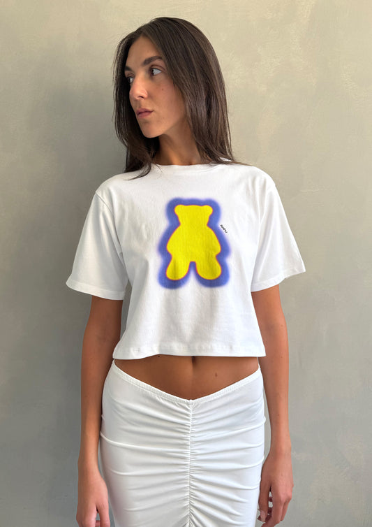 Cropped Teddy T-shirt