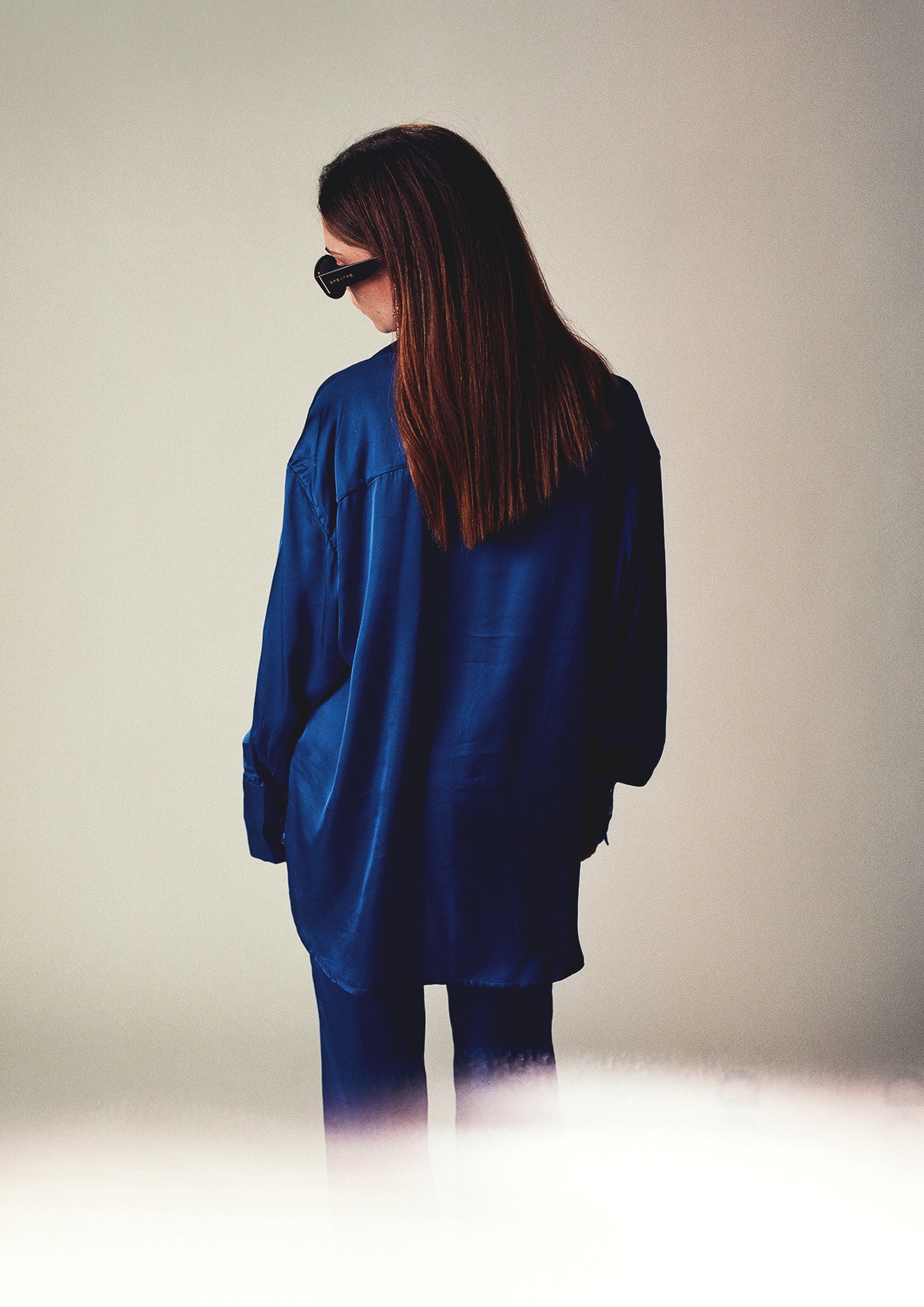 Royal blue Button-up shirt